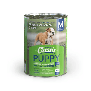 MONTEGO CLASSIC WET PUPPY CHICKEN & RICE 385G