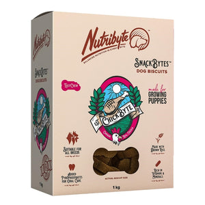 NUTRIBYTE TREAT DOG CHICKBYTE PUPPY 1KG