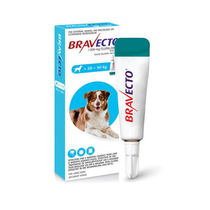 BRAVECTO DOGS SPOT ON (20-40kg) BLUE