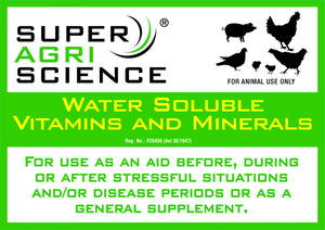Super Agri water soluble vitamin & mineral 100g sachet