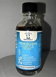 AQUEOUS IODINE ( Lugol’s Iodine)