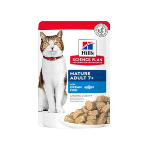 Hills science plan mature best sale cat food