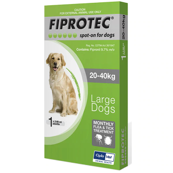 FIPROTEC LARGE DOG 20-40KG