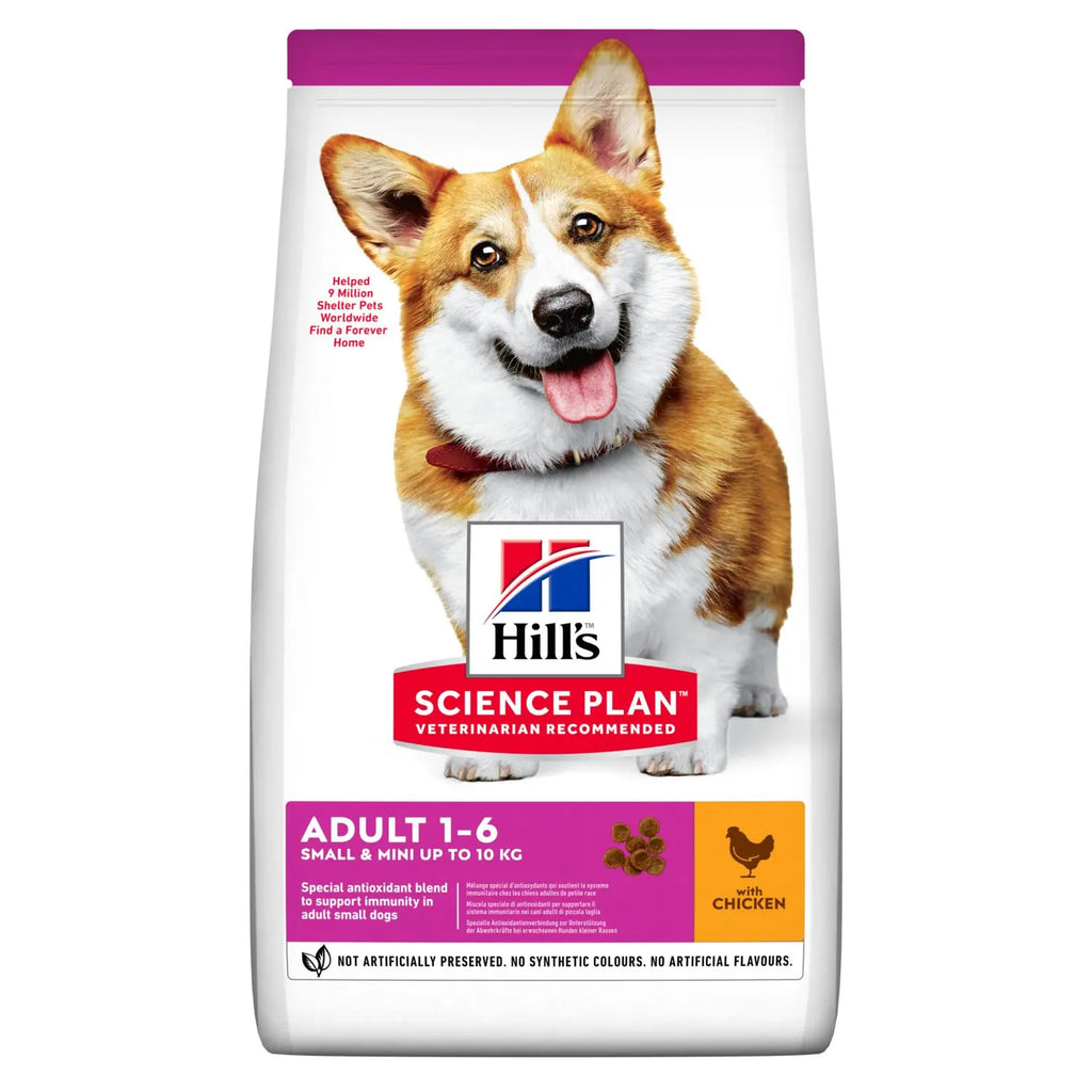 Hill's Science Plan Adult Small & Mini Dry Dog Food Chicken Flavour Petotreats