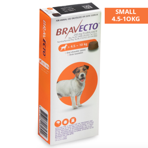bravecto 250 mg fluralaner for dogs