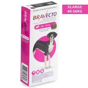 BRAVECTO DOGS > 40 - 56KG (PINK)