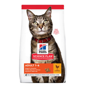 Hill's Adult 1-6 Dry Cat Food - Chicken