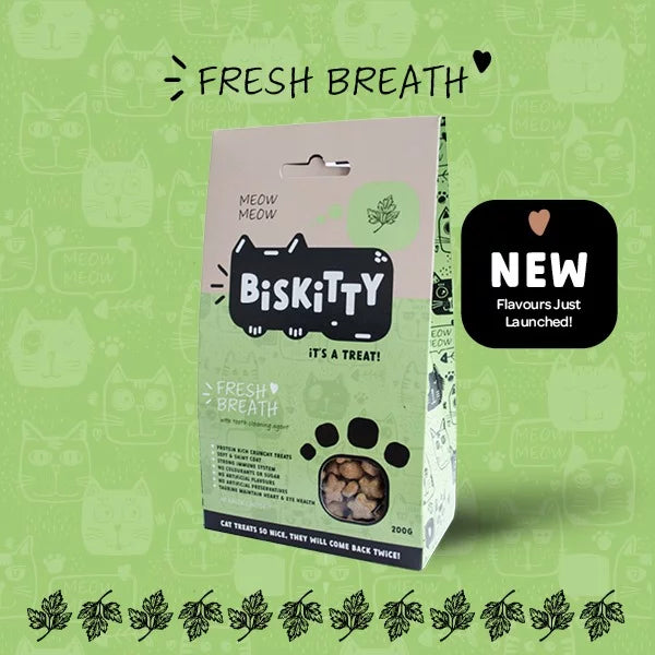 PROBONO BISKITTY CAT TREATS F/BREATH 200G