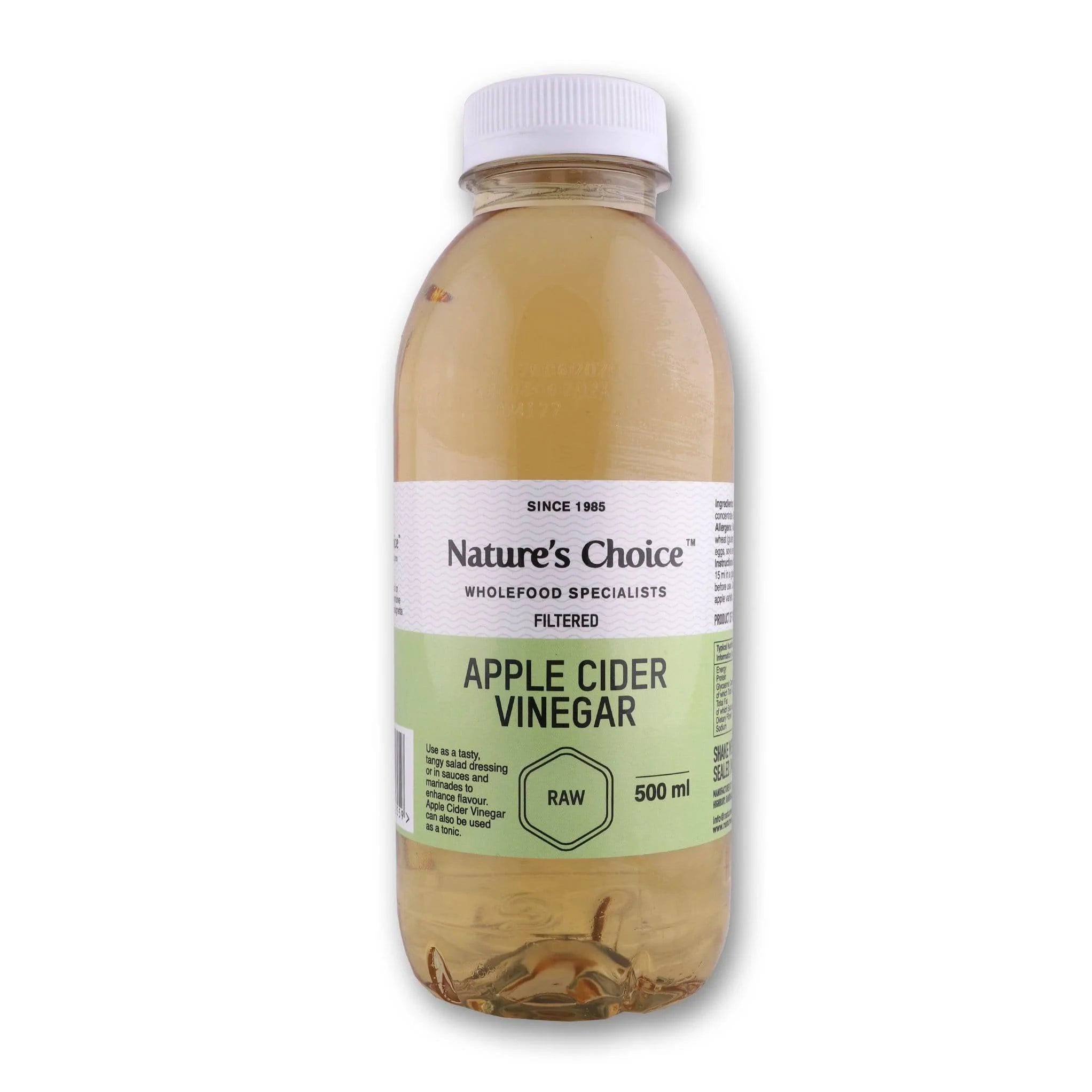 NC APPLE CIDER VINEGAR FILTERED 500ML